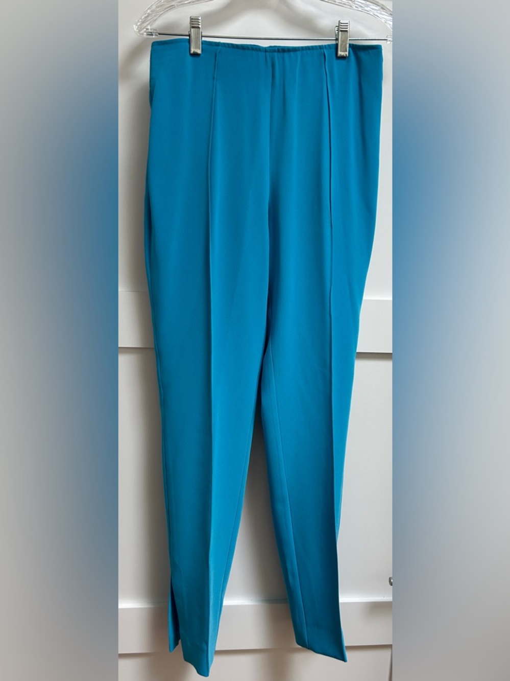 Cinq a Sept Brianne crepe slim fit trousers.
